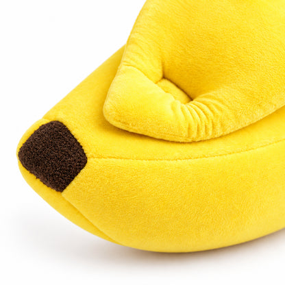 Banana Cat Bed House Funny Cute Cozy Cat Mat Beds Warm Durable Portable Pet Basket Kennel Dog Cushion Cat Pet Supplies ﻿